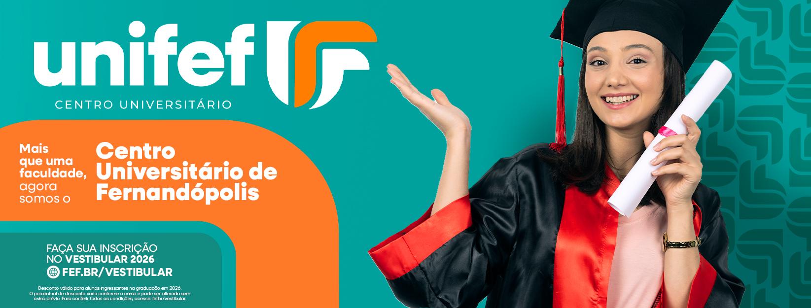 Banner Faculdades Integradas de Fernandópolis - Centro Universitário de Fernandópolis