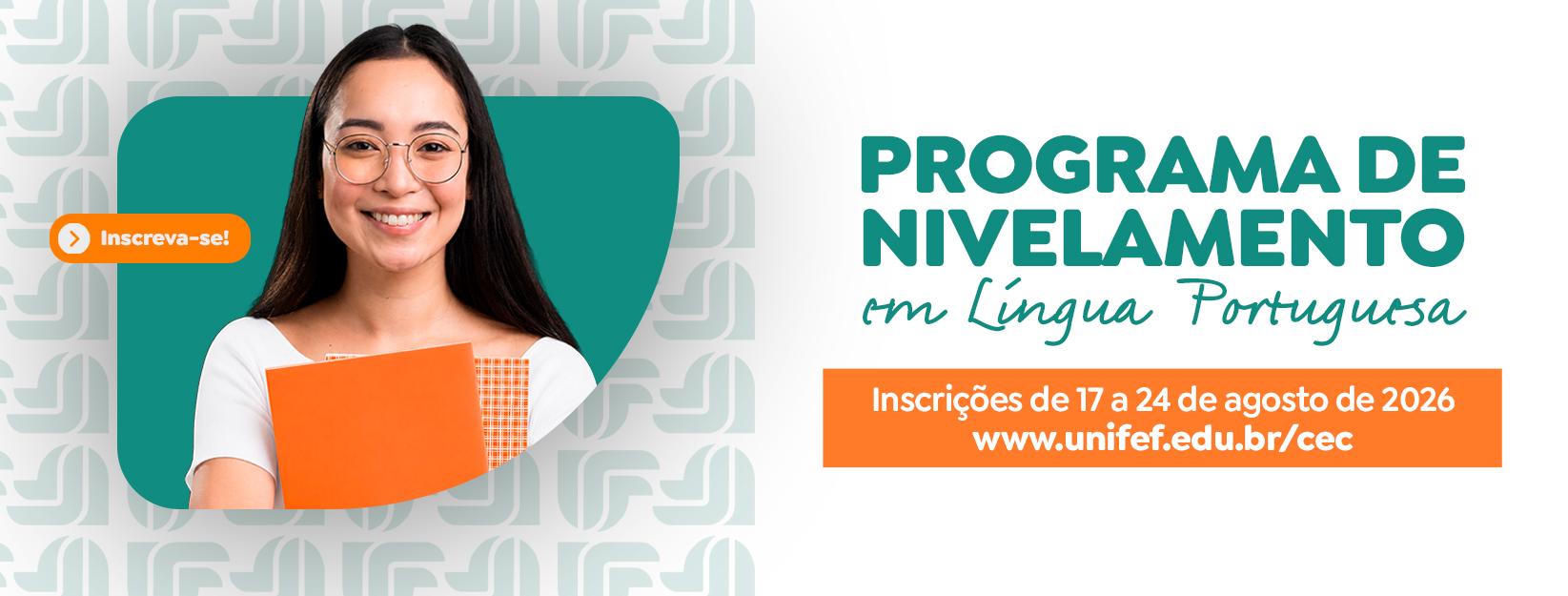 Banner Faculdades Integradas de Fernandópolis - NIVELAMENTO ACADÊMICO