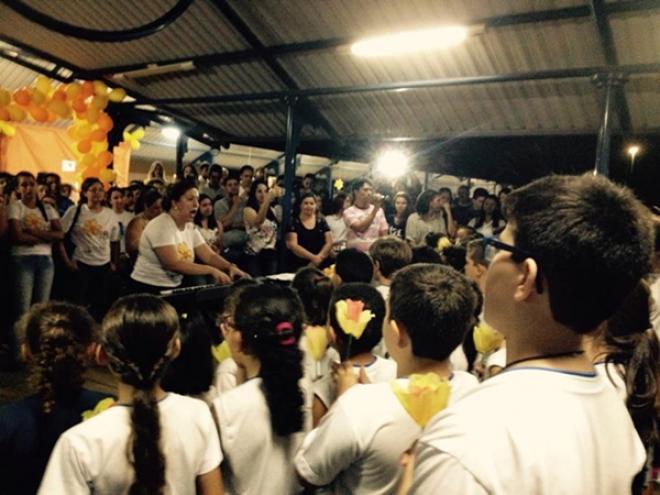 Imagem da Galeria da Notícia: CURSO DE PSICOLOGIA DA FEF  Participa da Campanha FAÇA BONITO