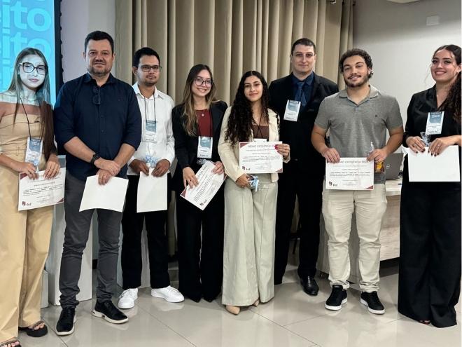 Imagem da Galeria da Notícia: Curso de Direito da FEF inaugura Prêmio Excelência Acadêmica durante a Semana Jurídica 2025