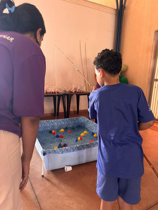 Imagem da Galeria da Notícia: FEF celebra Dia das Crianças com alegria e integração