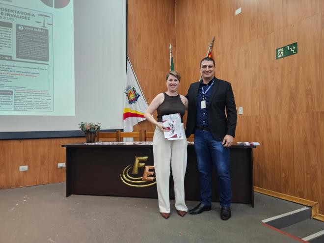 Imagem da Galeria da Notícia: Curso de Direito da FEF lança Cartilha Jurídica Informativa voltada à comunidade