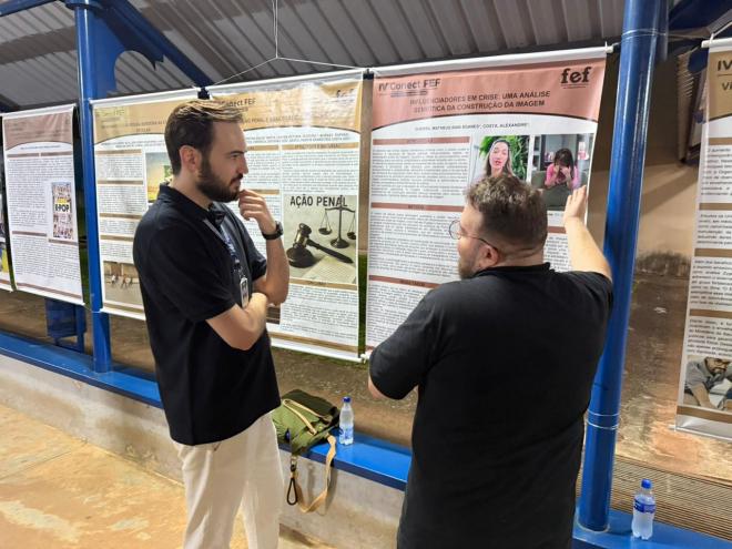 Imagem da Galeria da Notícia: IV Conect FEF destaca a importância da pesquisa e da extensão na formação acadêmica