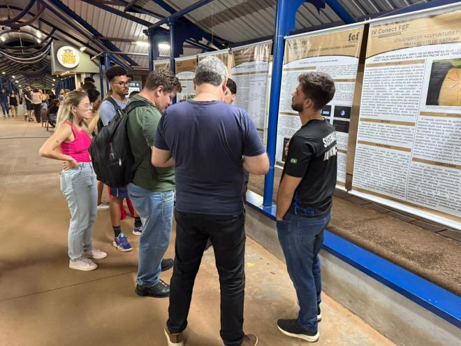 Imagem da Galeria da Notícia: IV Conect FEF destaca a importância da pesquisa e da extensão na formação acadêmica