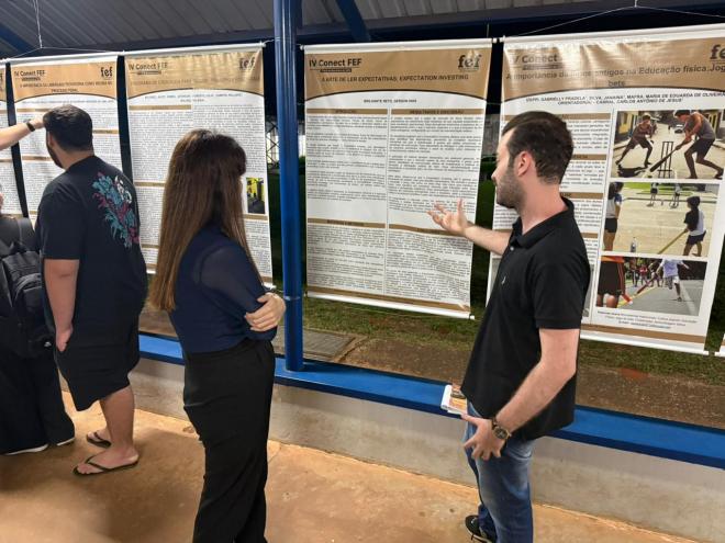 Imagem da Galeria da Notícia: IV Conect FEF destaca a importância da pesquisa e da extensão na formação acadêmica