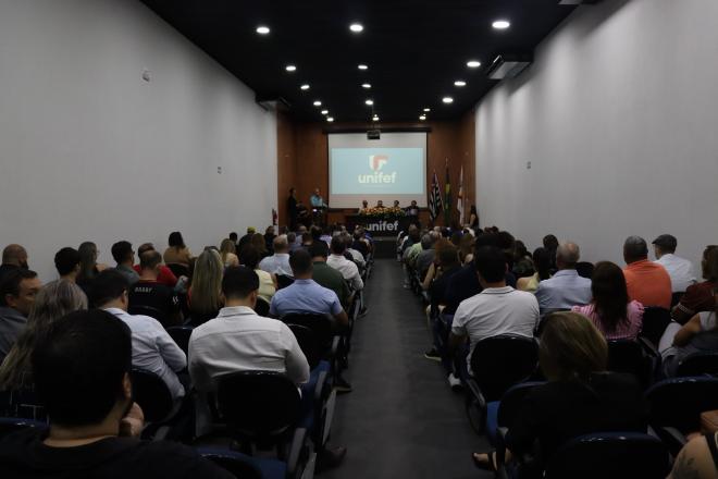 Imagem da Galeria da Notícia: UNIFEF é oficialmente apresentado à comunidade em cerimônia histórica em Fernandópolis