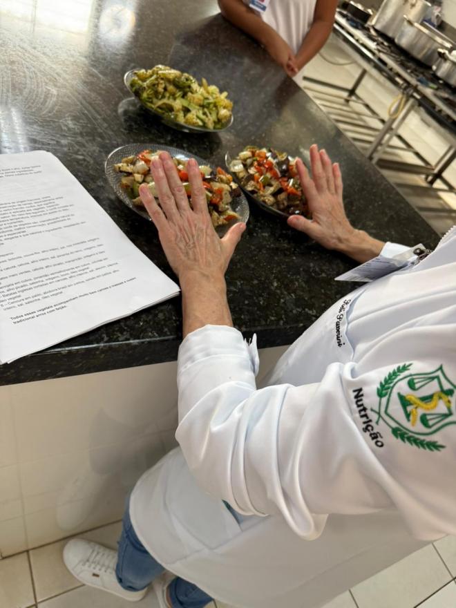 Imagem da Galeria da Not&iacute;cia: UNIFEF promove ação prática em Nutrição na Santa Casa e destaca impacto de egressos na comunidade