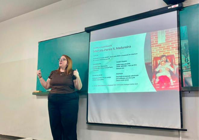 Imagem da Galeria da Not&iacute;cia: UNIFEF fortalece formação em Nutrição com palestra de pesquisadora de destaque internacional