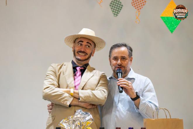 Imagem da Galeria da Notícia: Arraiá do UNIFEF reúne comunidade acadêmica em noite de integração, cultura e tradição