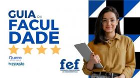 Imagem da notícia: FEF é destaque no Guia da Faculdade do Estadão