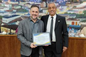 Imagem da notícia: FEF é homenageada na Câmara Municipal pelos relevantes serviços prestados à comunidade