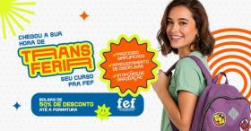 Imagem da notícia: FEF abre período de transferência com cinquenta porcento de desconto nas mensalidades